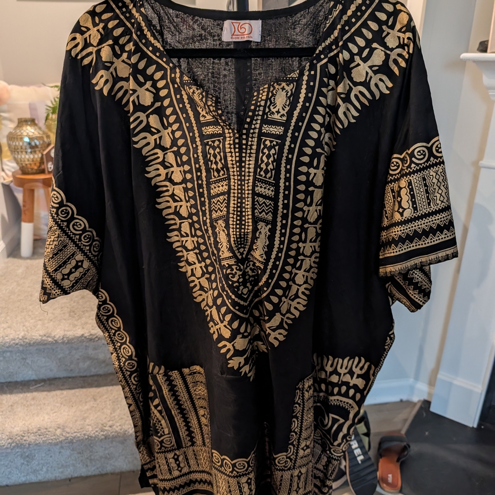 Black and Gold Women's Top